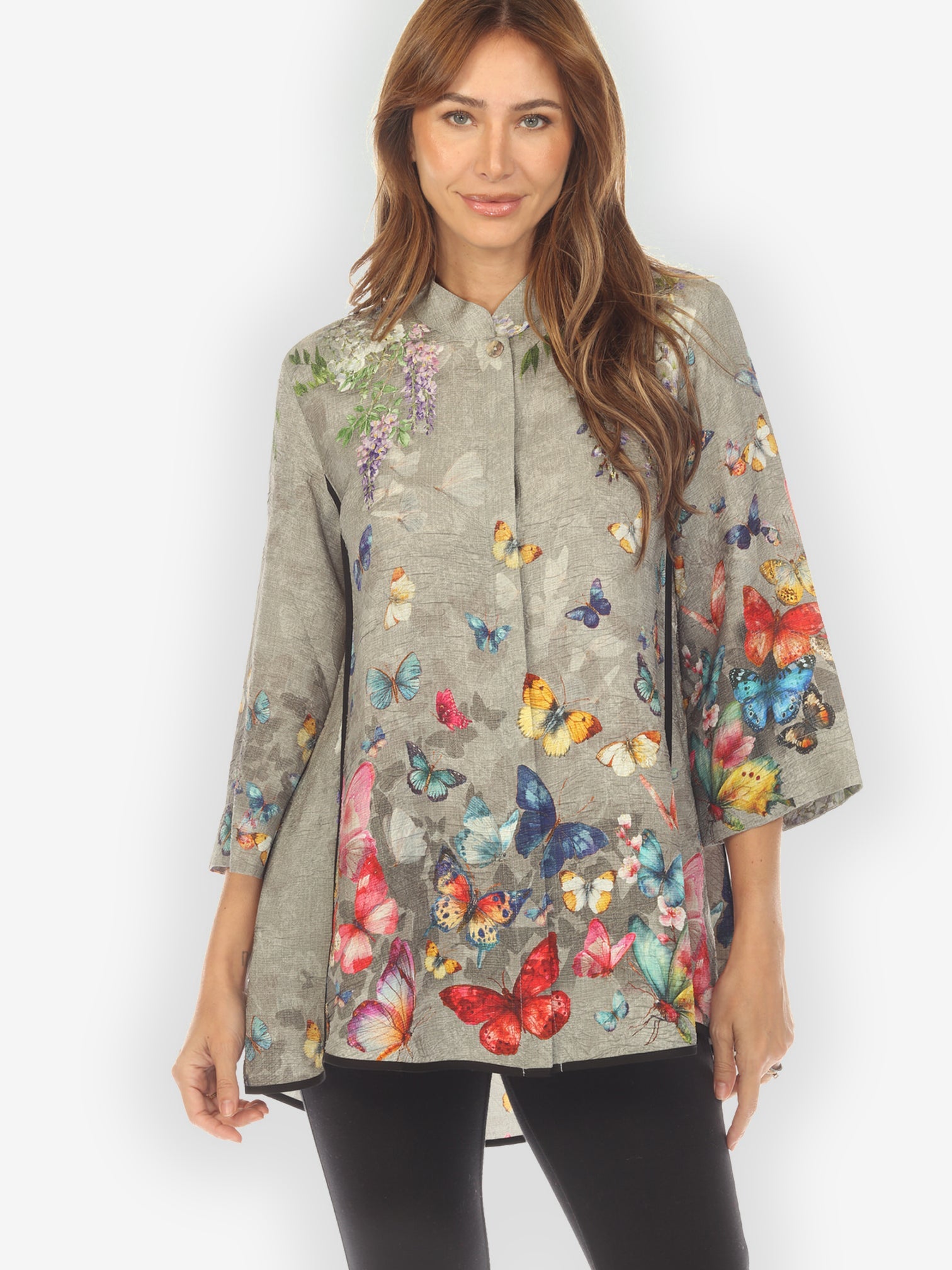 Tummy Tuck Shirt Swarm of Butterflies Tummy Tuck Shirt