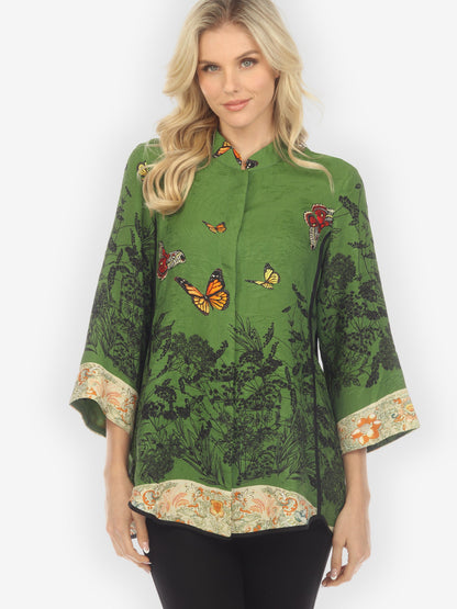 Jackets Wild Field Butterfly Tummy Tuck Shirt