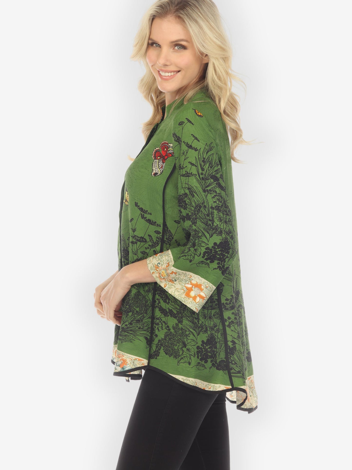 Jackets Wild Field Butterfly Tummy Tuck Shirt