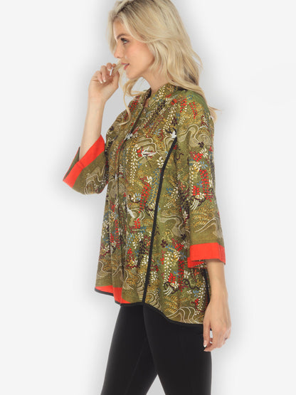 Jackets Wisteria Long Life Tummy Tuck Shirt