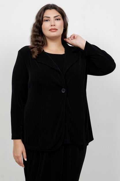 Vikki Vi Classic Black Blazer