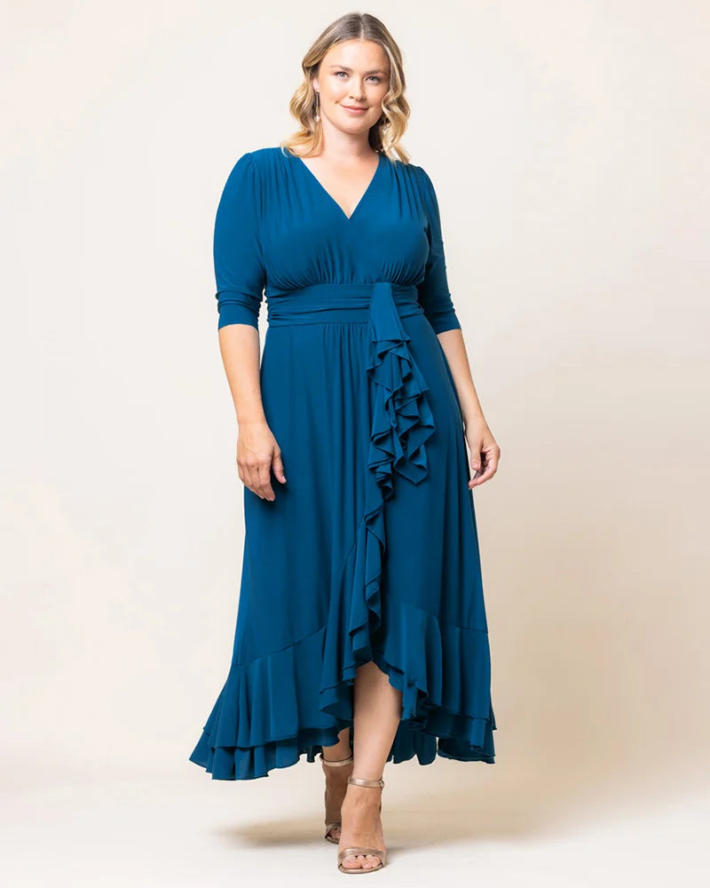 Dresses Veronica Ruffled Evening Gown