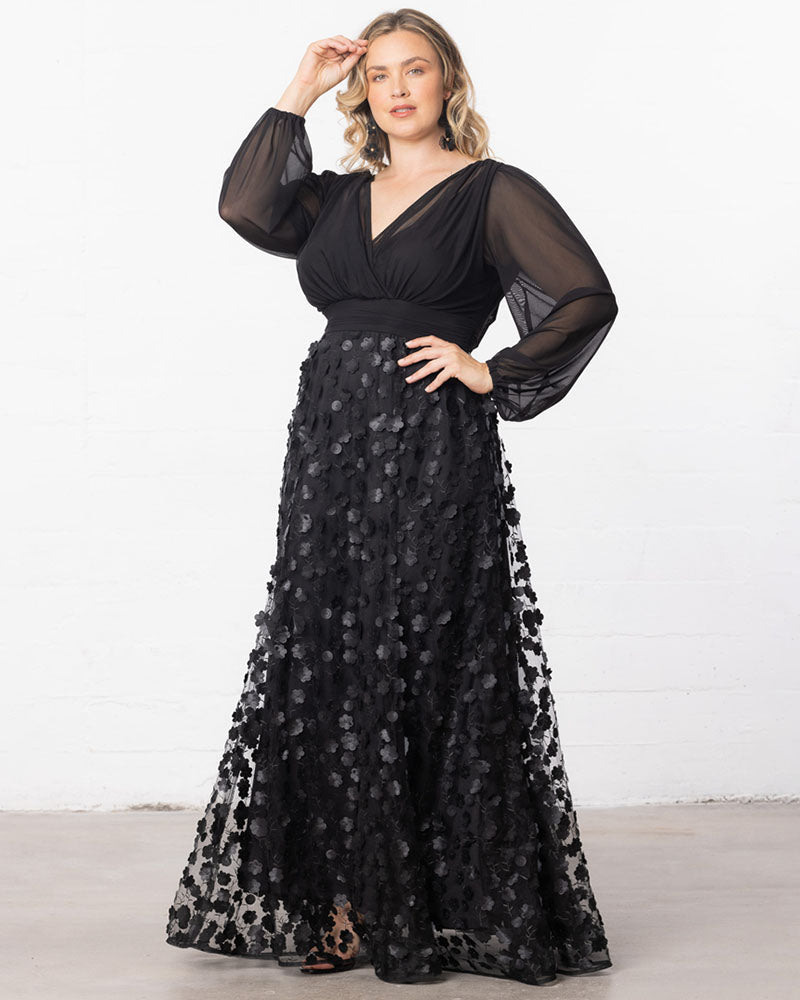 Dresses Blossoming Beauty Mesh Evening Gown