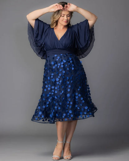 Dresses Pretty Petals Mesh Cocktail Dress