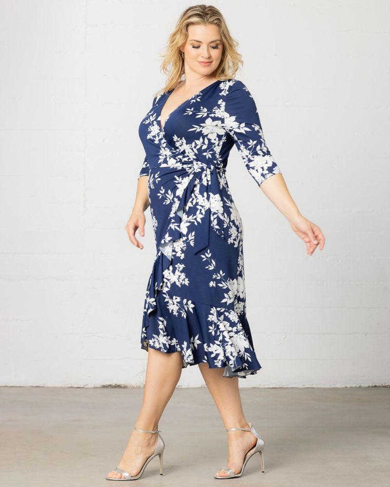 Dresses Flirty Flounce Wrap Dress