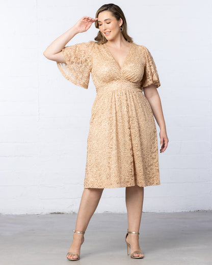 Dresses Starry Sequined Lace Cocktail Dress