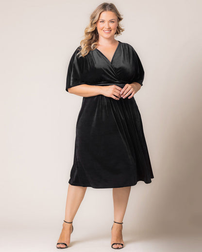 Dresses Angelic Velvet Midi Cocktail Dress