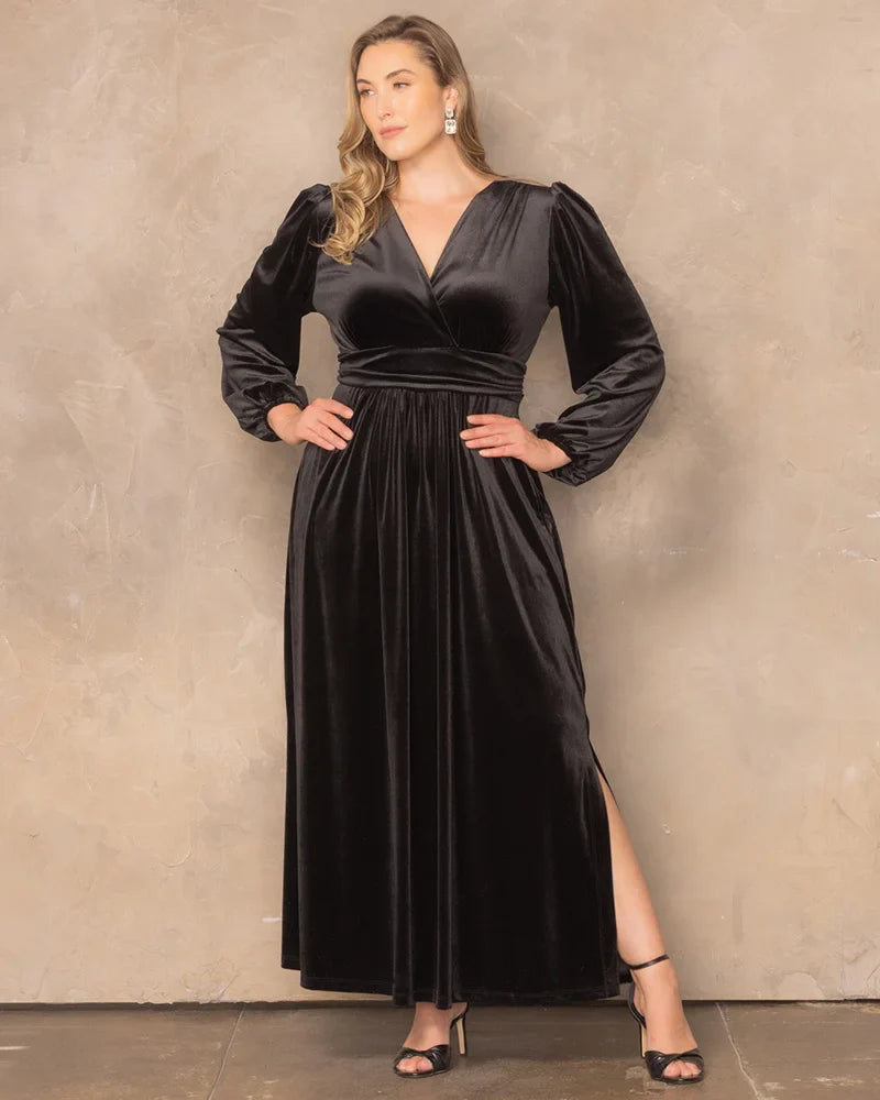 Vivienne Velvet Evening Gown