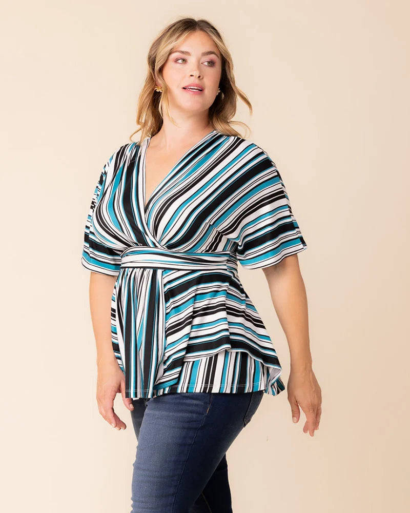 Tops Boulevard Striped Top - Sale!
