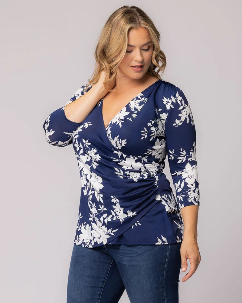 Tops Femme Fatale Faux Wrap Top