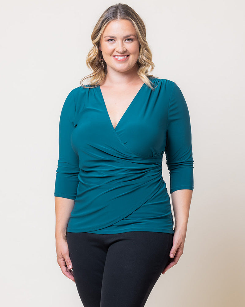 Tops Femme Fatale Faux Wrap Top