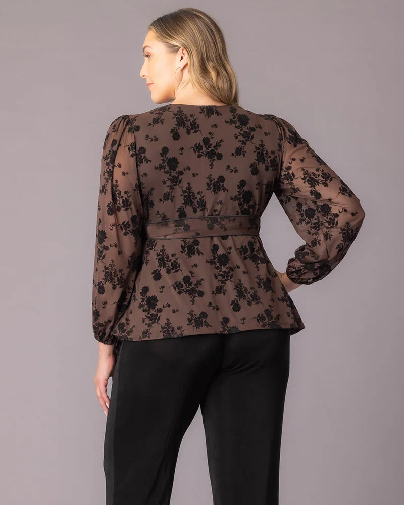 Tops Alissa Long Sleeve Wrap Top