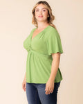 Abby Twist Front Top