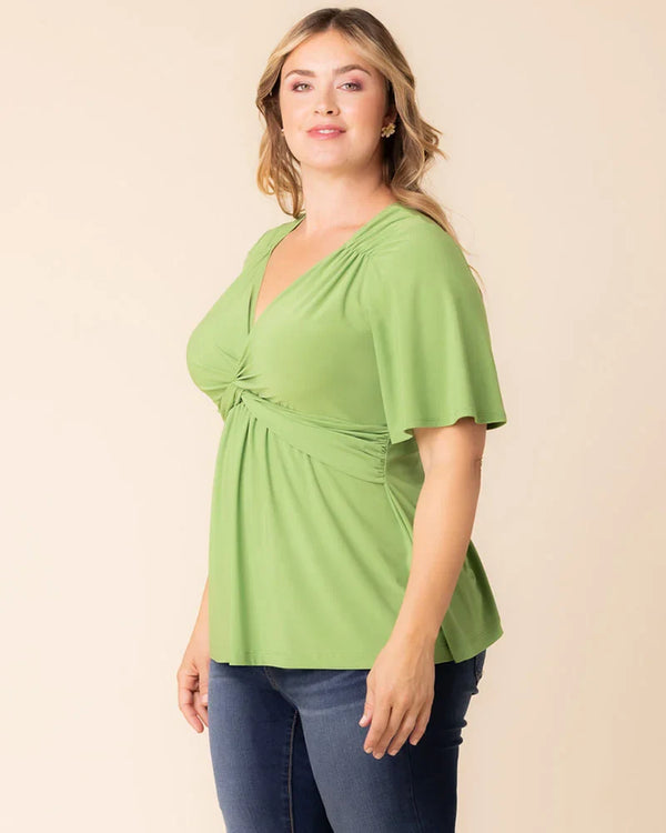 Abby Twist Front Top
