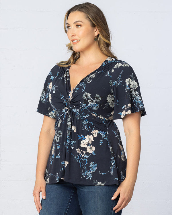 Abby Twist Front Top