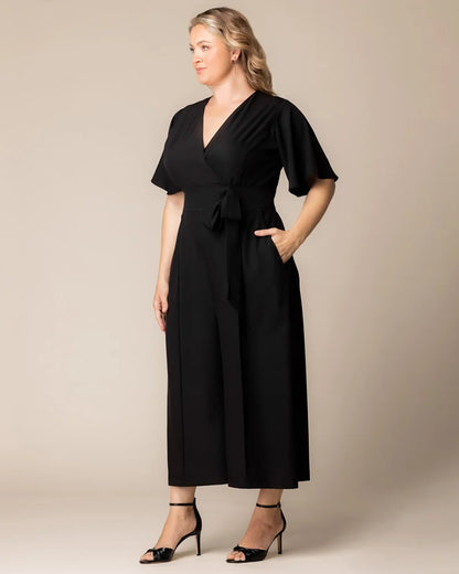 Evelyn Cropped Wide Leg Jumpsuit