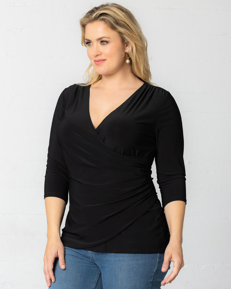 Tops Femme Fatale Faux Wrap Top