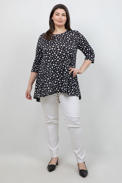 Tops Vikki Vi Jersey Night Sky Pocket Swing Tunic