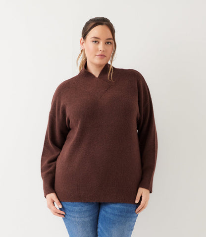 sweater Plus Size Shawl Collar Sweater