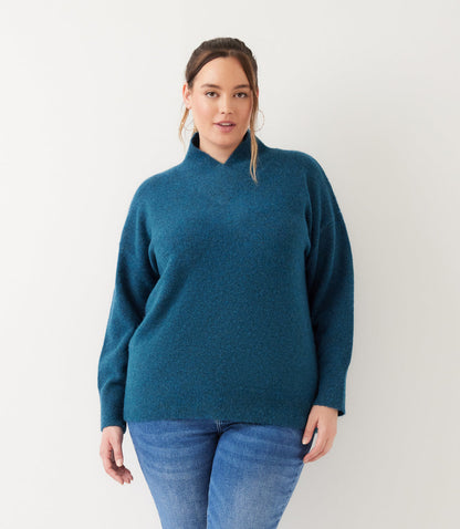 sweater Plus Size Shawl Collar Sweater