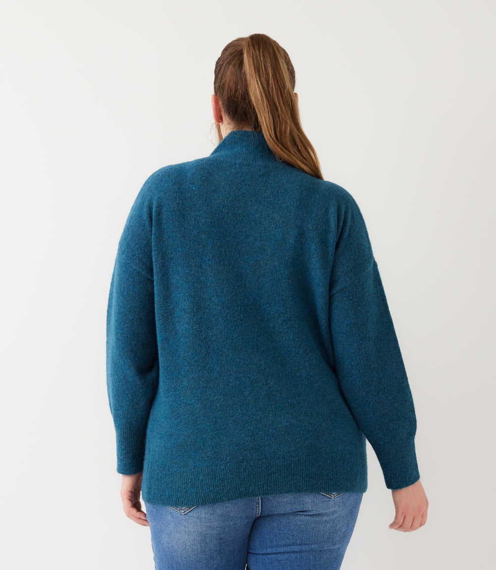 sweater Plus Size Shawl Collar Sweater