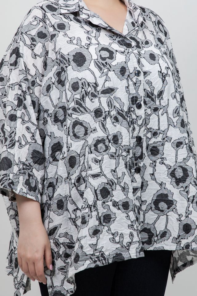 Tops Flower Big Shirt