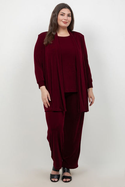 Vikki Vi Classic Shiraz Petite Pull-On Pant