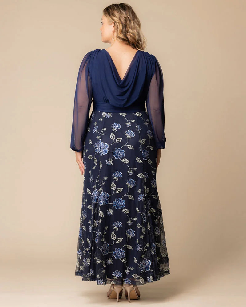 Dresses Isabella Embroidered Mesh Gown