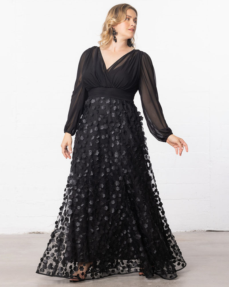 Dresses Blossoming Beauty Mesh Evening Gown