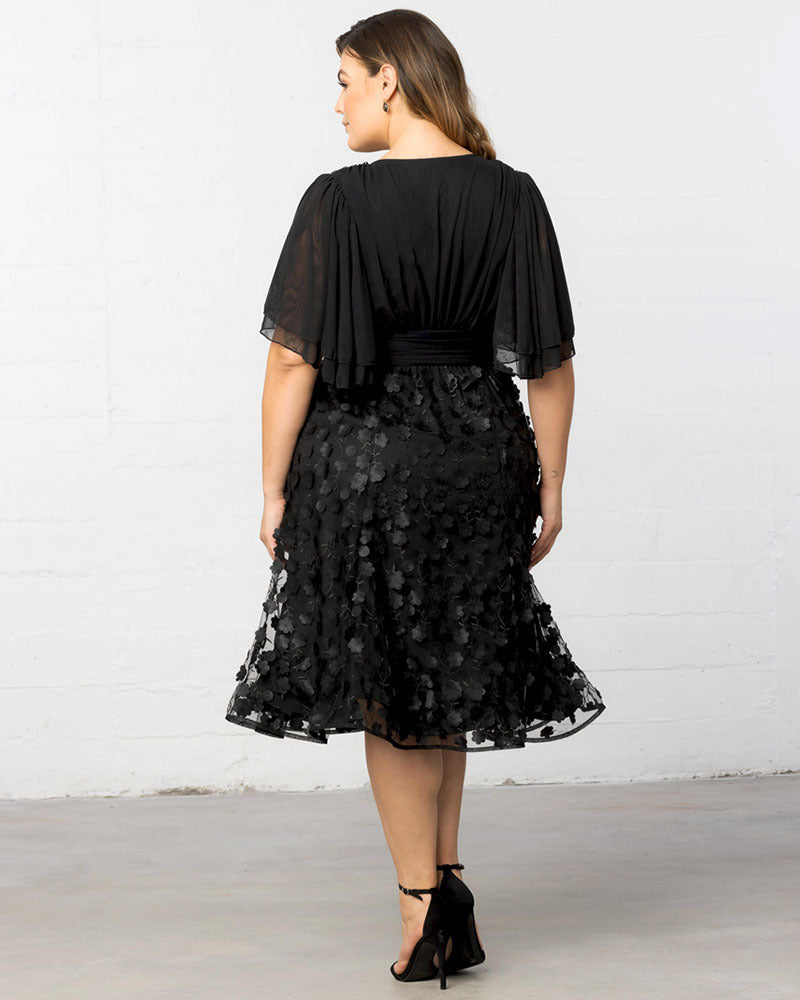 Dresses Pretty Petals Mesh Cocktail Dress