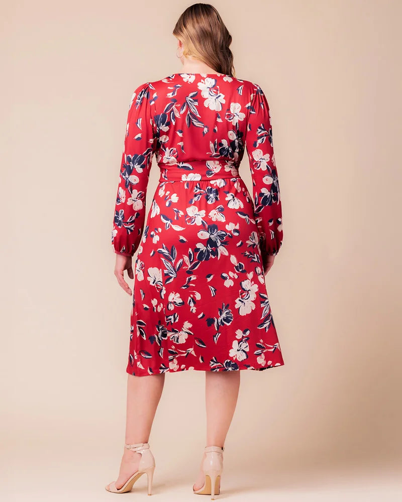 Diana Long Sleeve Midi Dress