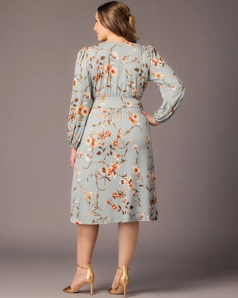 Diana Long Sleeve Midi Dress