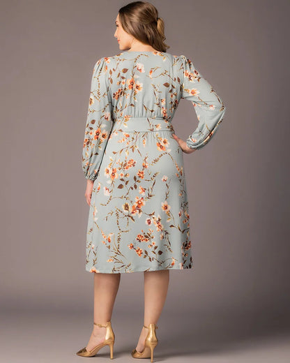 Diana Long Sleeve Midi Dress