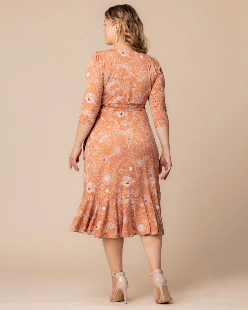 Dresses Flirty Flounce Wrap Dress