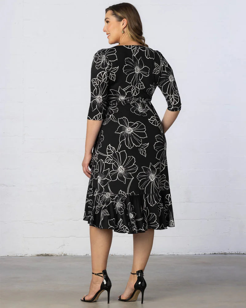Dresses Flirty Flounce Wrap Dress