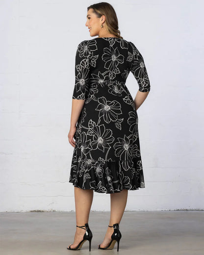 Dresses Flirty Flounce Wrap Dress