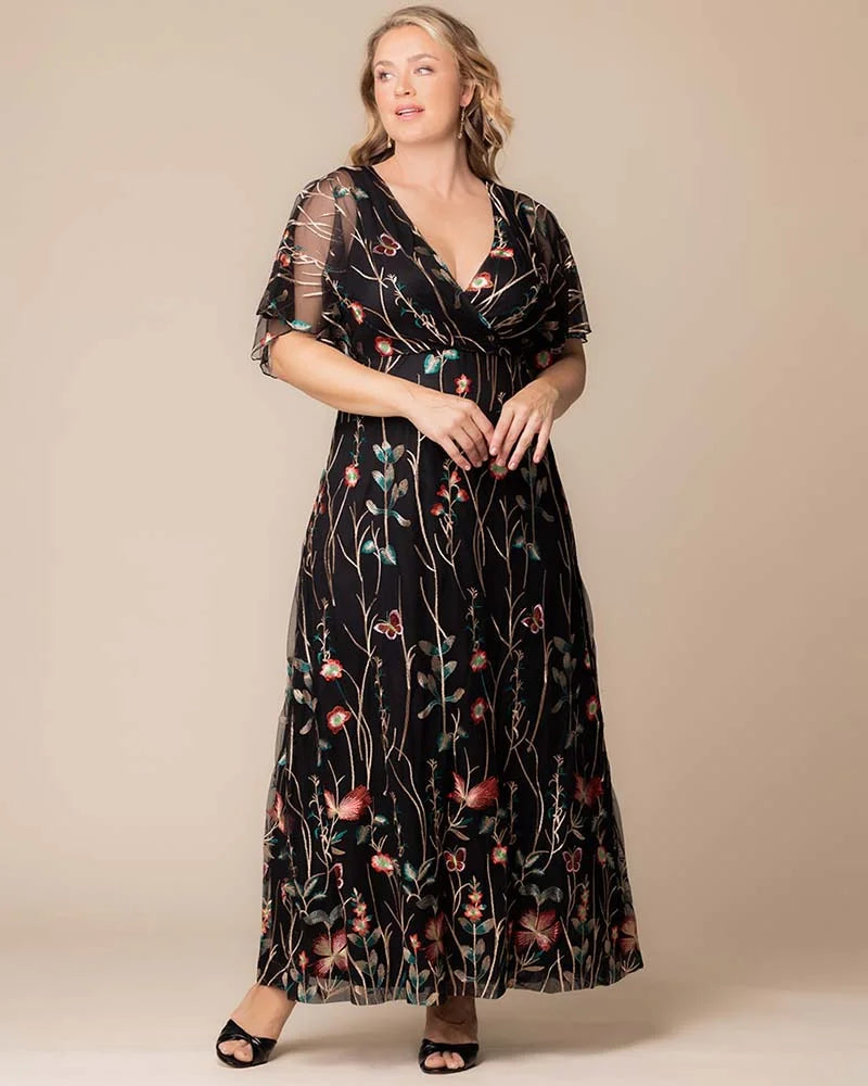Dresses Embroidered Elegance Evening Gown