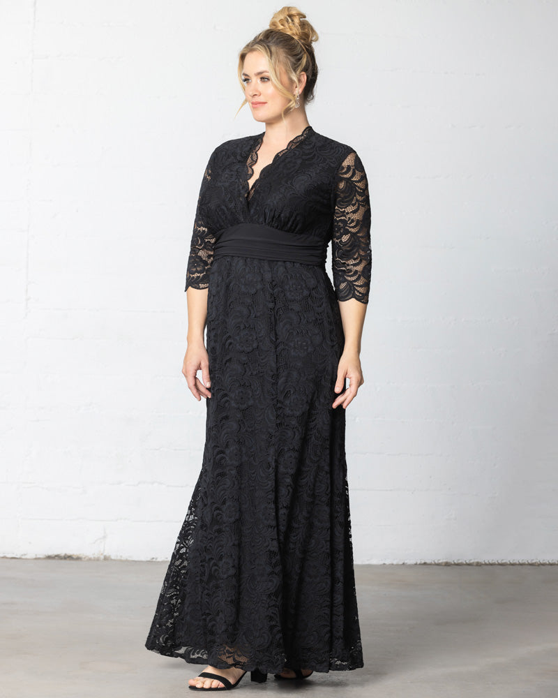 Screen Siren Lace Evening Gown