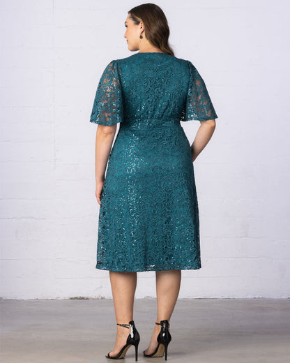 Dresses Starry Sequined Lace Cocktail Dress