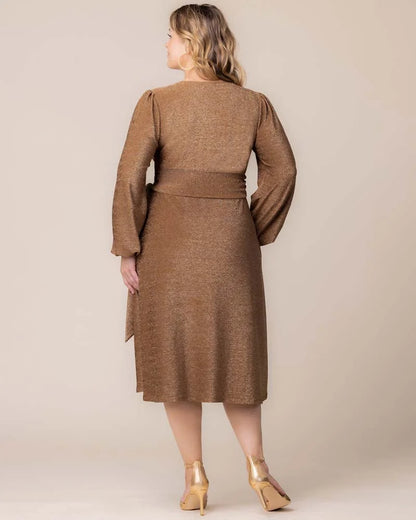 Socialite Sweetheart Sparkling Wrap Dress