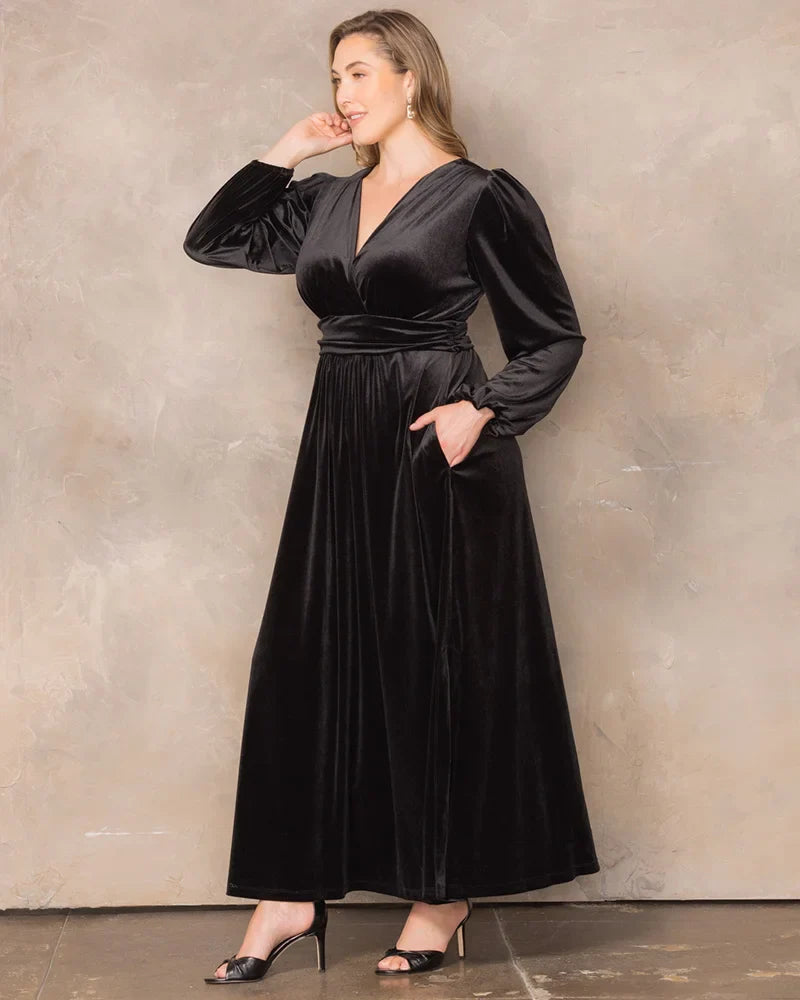 Vivienne Velvet Evening Gown