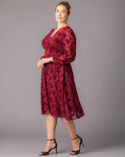Melanie Mesh Midi Cocktail Dress