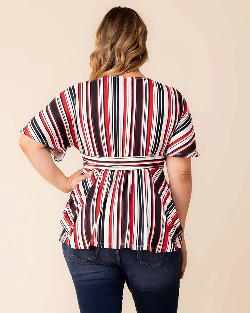 Tops Boulevard Striped Top - Sale!