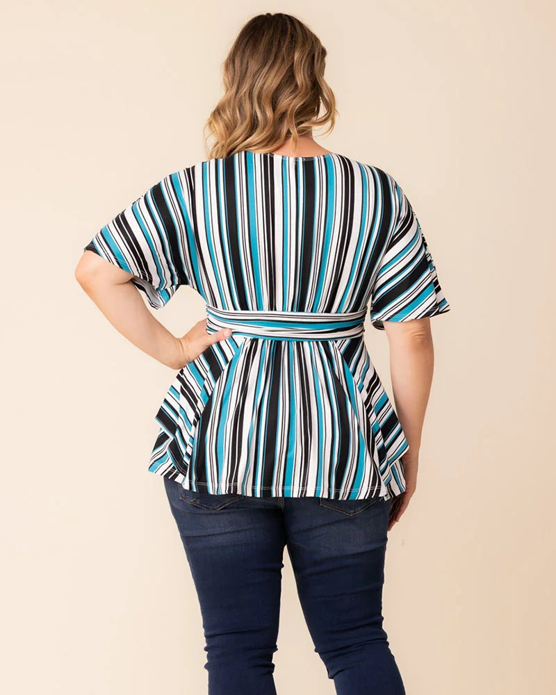 Tops Boulevard Striped Top - Sale!