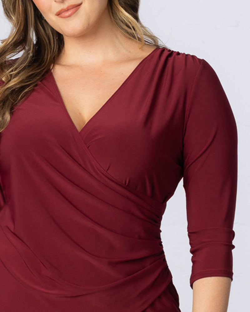 Tops Femme Fatale Faux Wrap Top