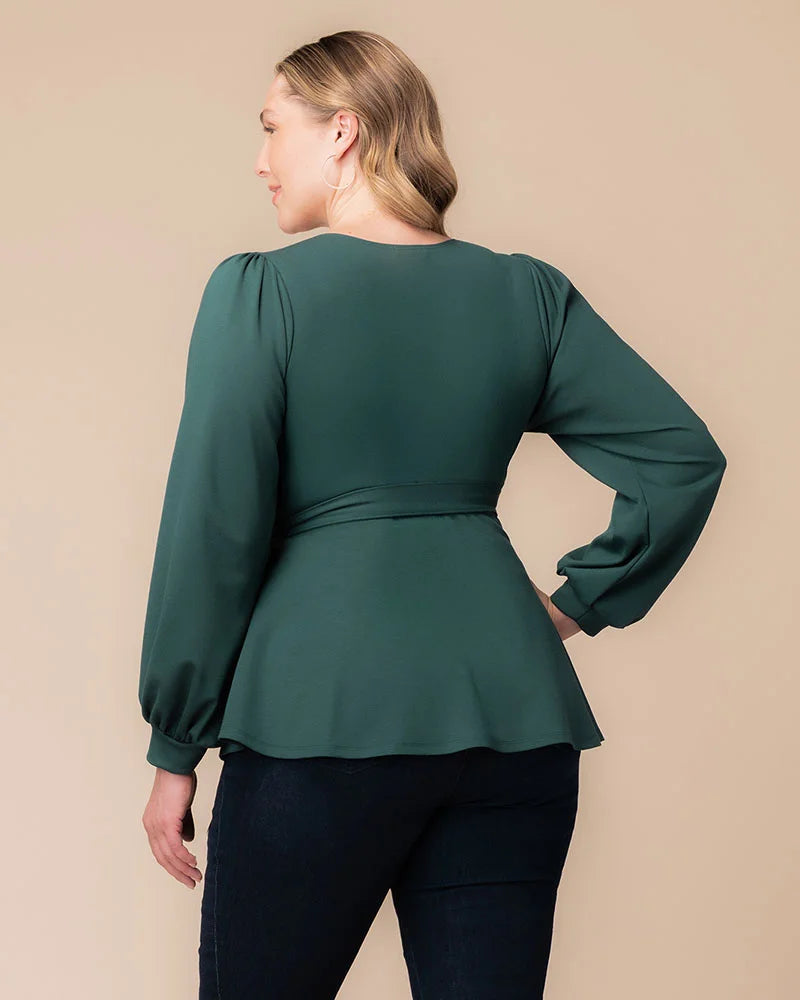 Tops Natasha Long Sleeve Wrap Top