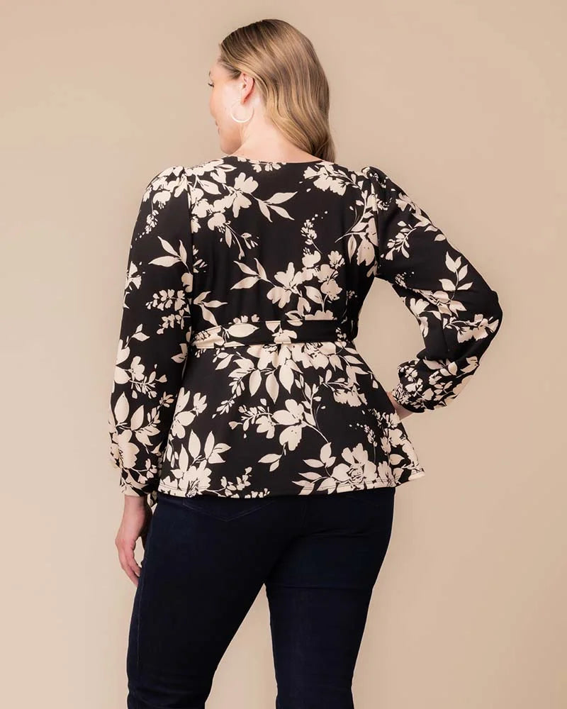 Tops Natasha Long Sleeve Wrap Top