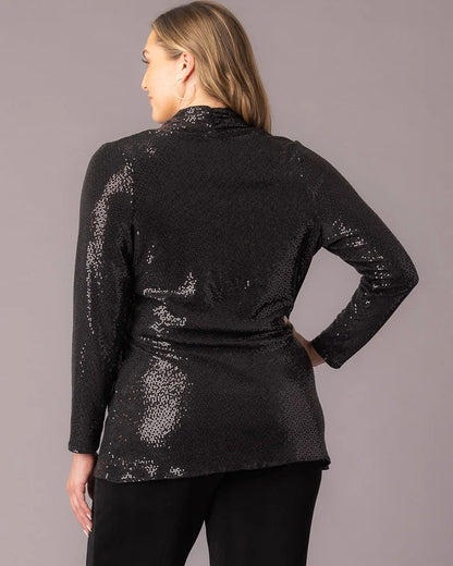 Tops Glitz and Glam Sequin Cardigan