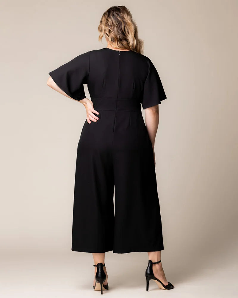 Evelyn Cropped Wide Leg Jumpsuit