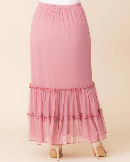 Skirts Isla Tiered Mesh Maxi Skirt